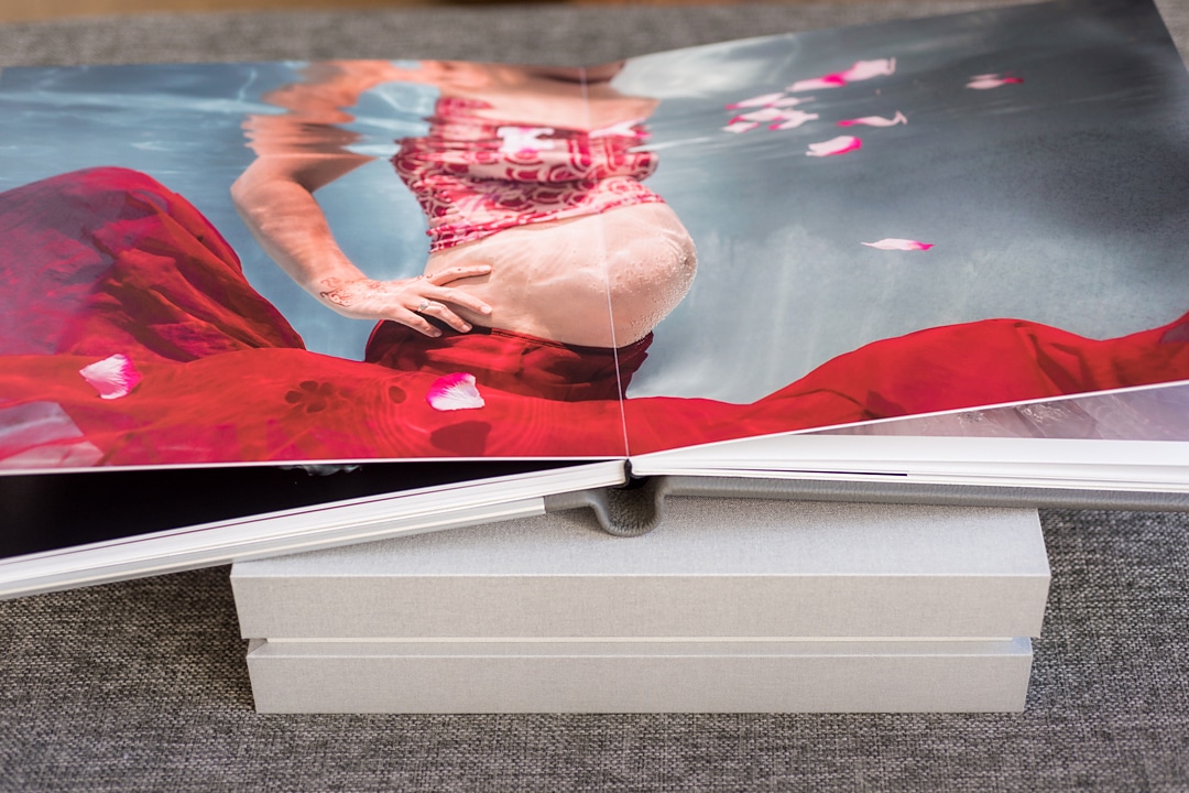deluxe lay-flat photo album