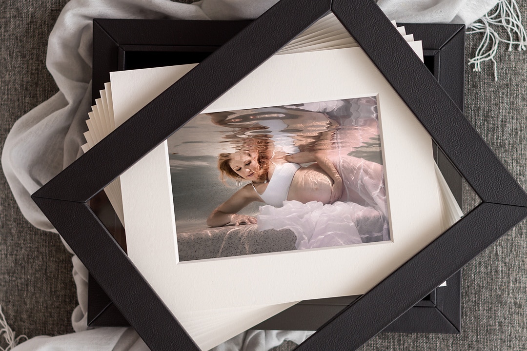 leather portrait box