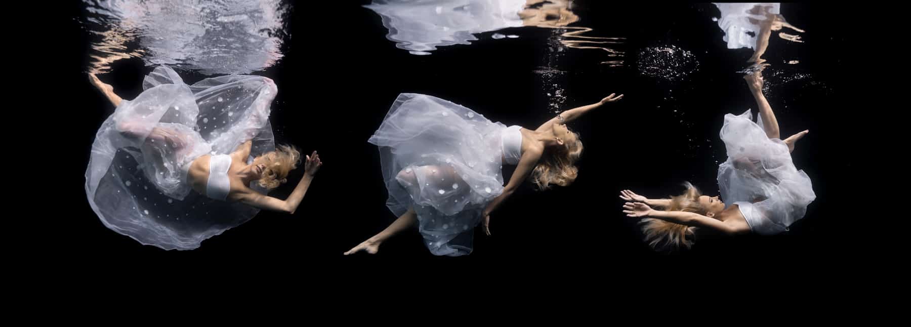 Artistic Underwater Triptych | Underwater Photographer Liz Harlin | Noosa